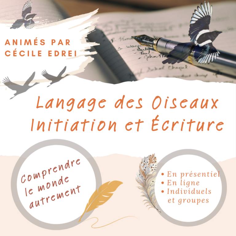 Ateliers d'écriture intuitive et Langage des Oiseaux