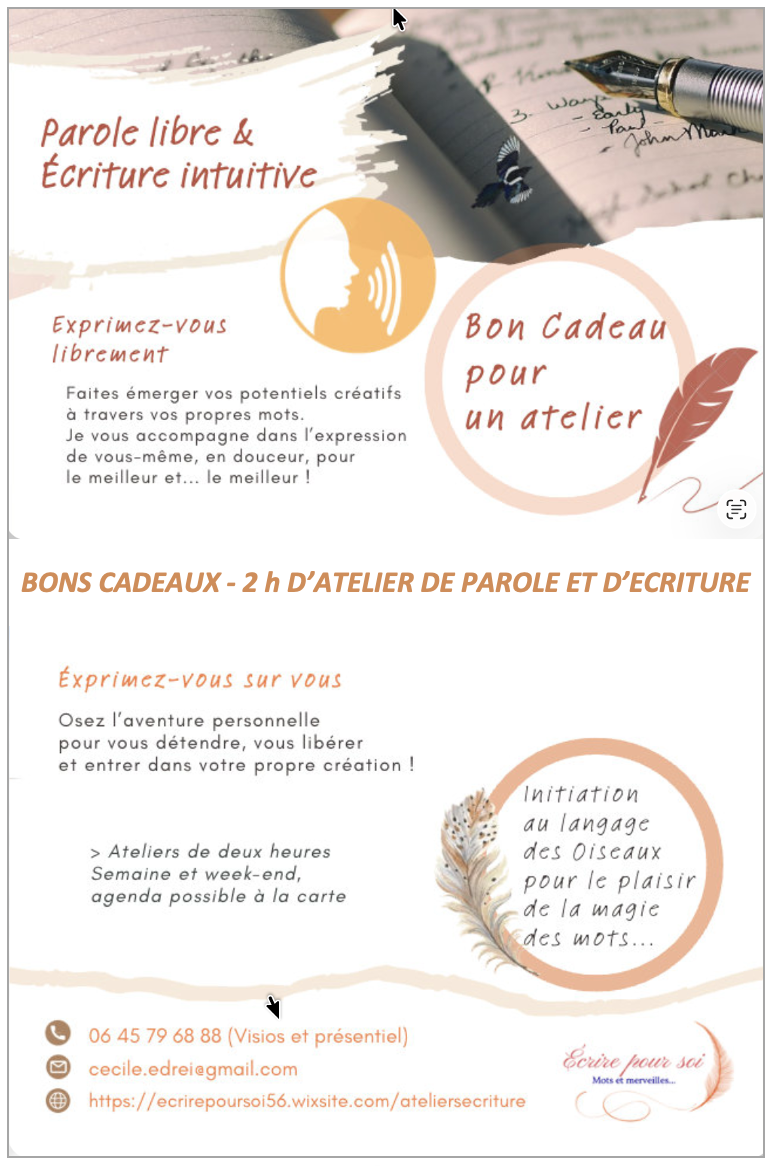 Atelier Parole et Ecriture