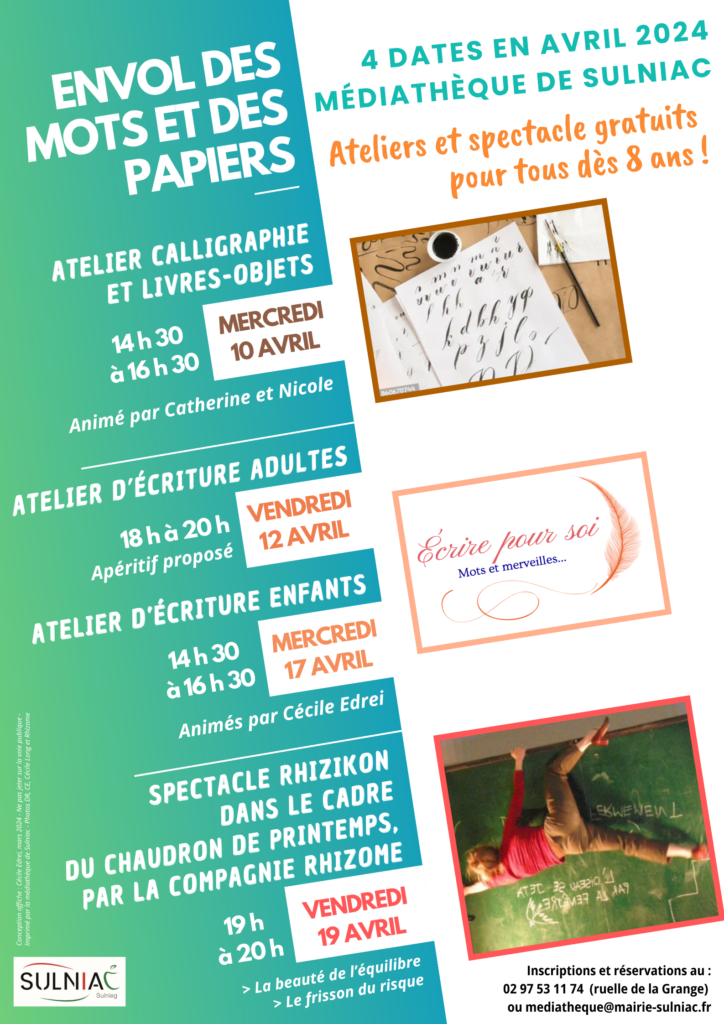 Affiche Envol des mots