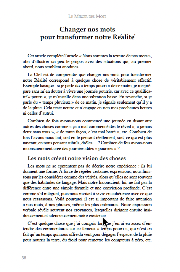 Miroir des Mots - 4