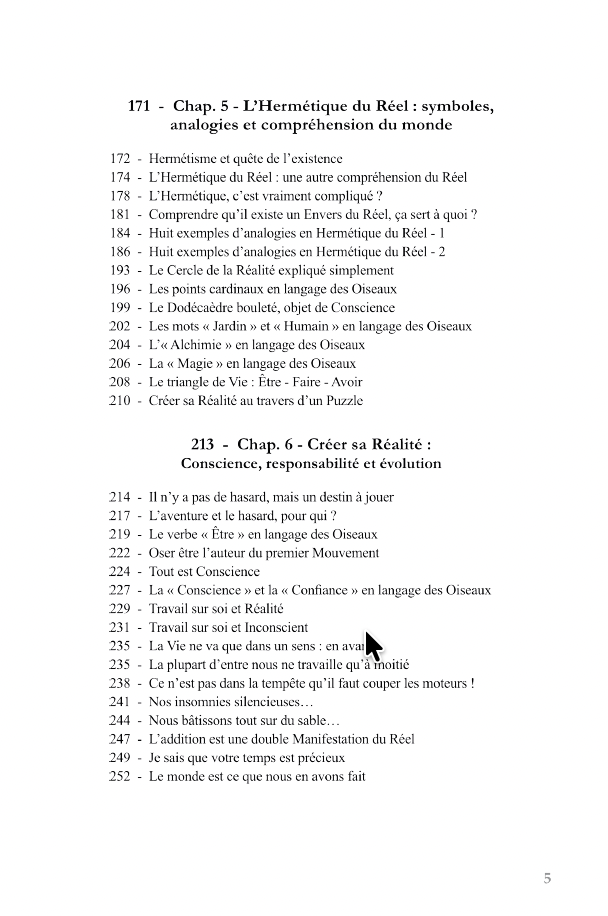 Miroir des Mots - Sommaire 3